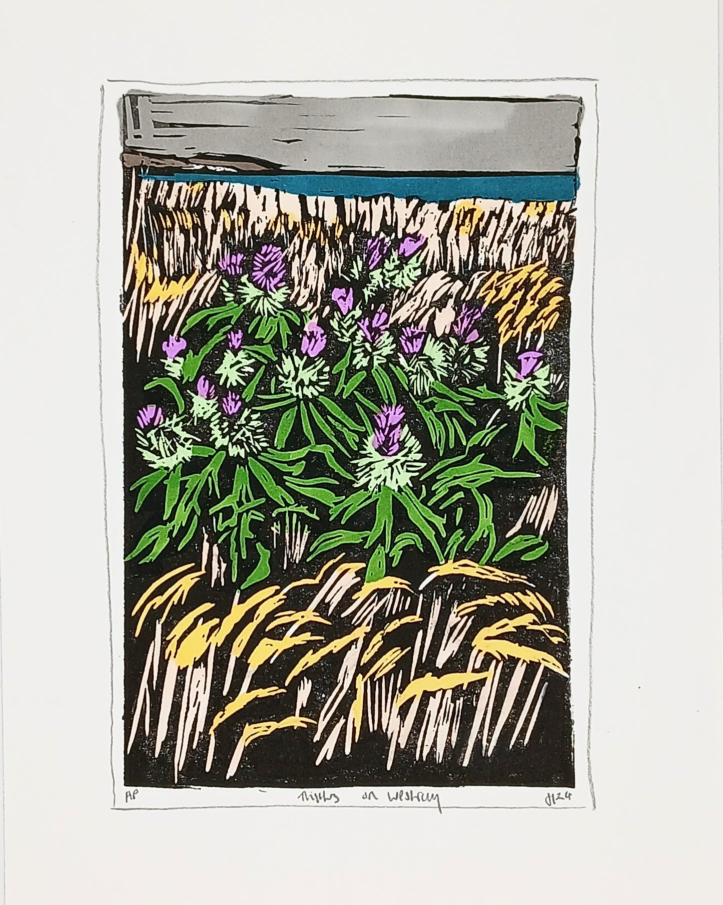 Original "Thistles On Westray" 2020 Print