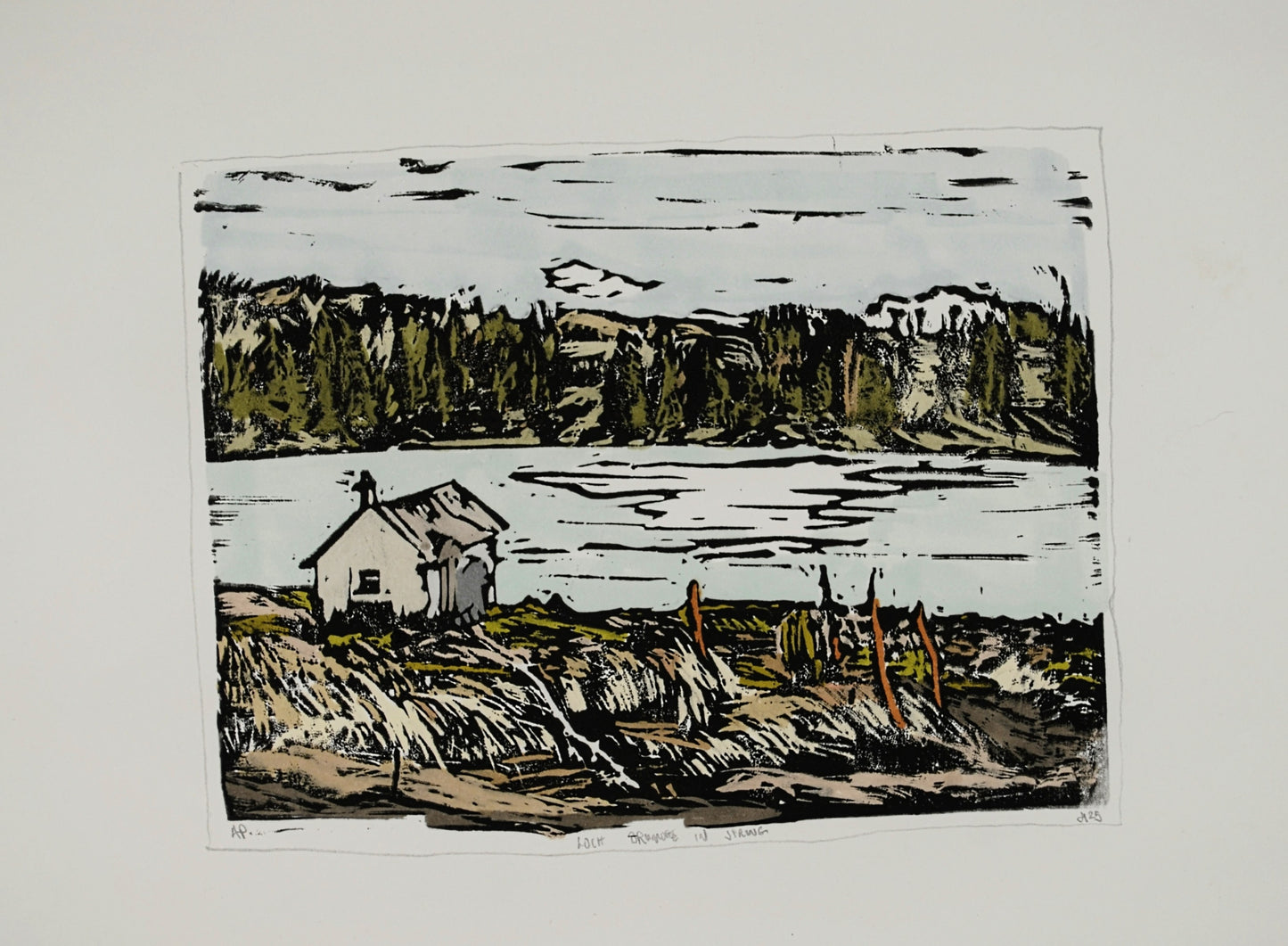 Original "Loch Drummore In Spring" 2025 Print