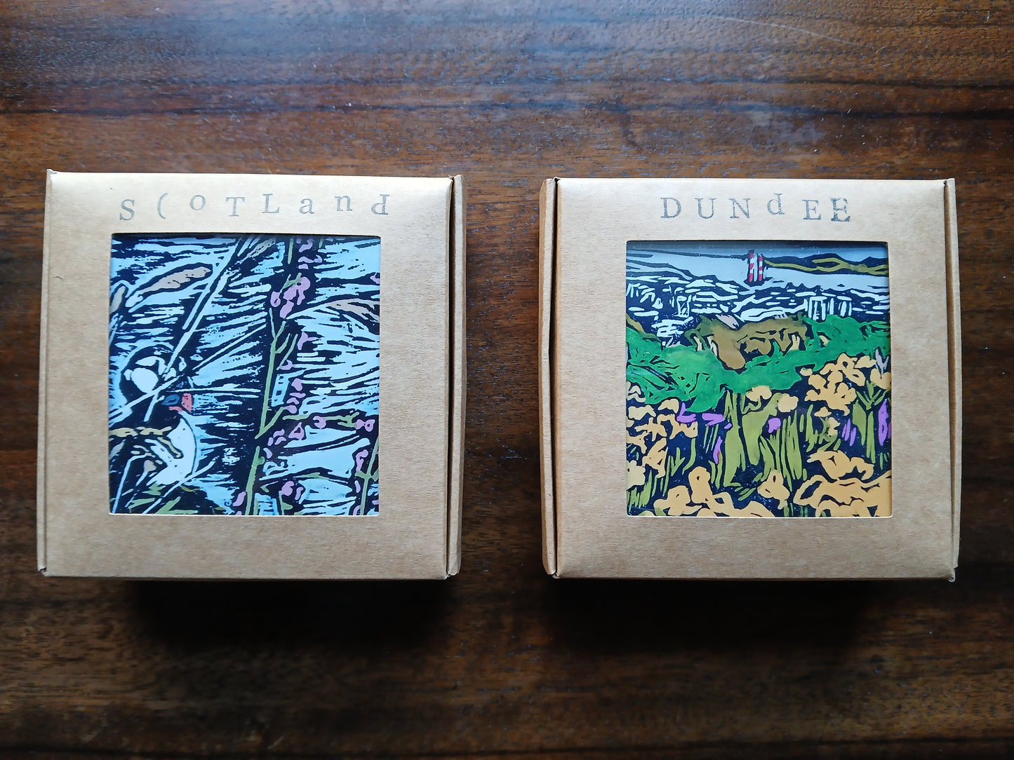 Cycling Views "Scotland" Coaster Set of Four