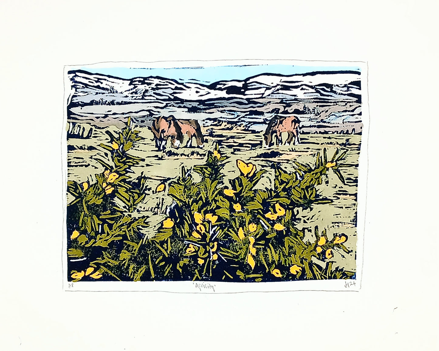 Original "Apricity" 2024 print