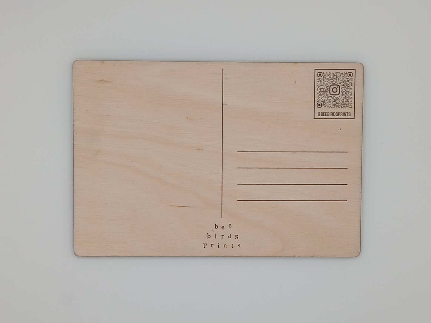 Cycling Views Wooden Postcard "Apricity"