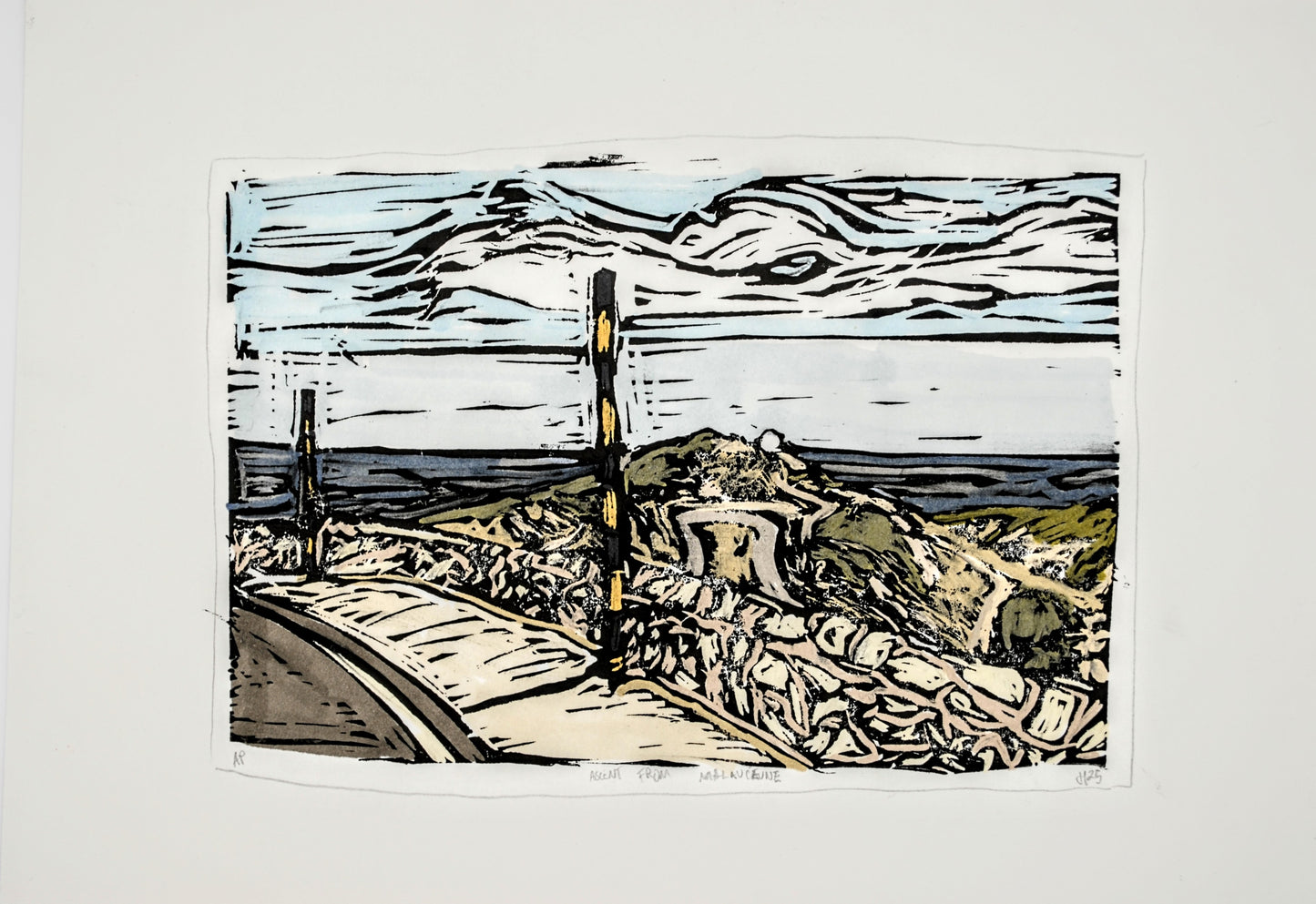 "Climb From Malaucene" 2025 print